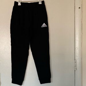 *BRAND NEW* Addidas Classic Black Comfy Sweatpants Soft Joggers In Junior Medium